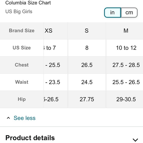 Columbia youth Horizon Ride 2 jacket youth small NWT - Picture 4 of 5